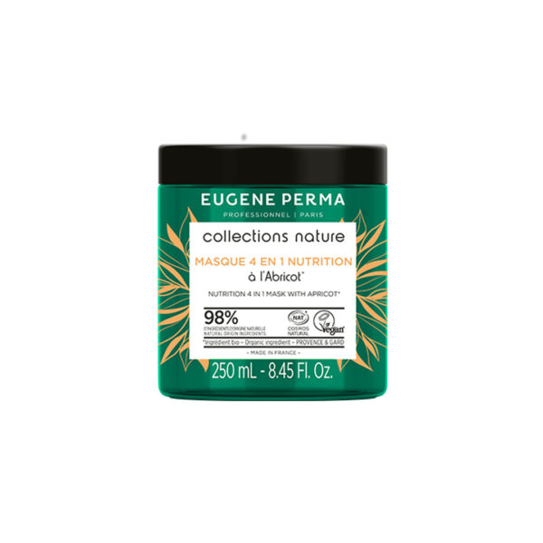 Masque 4 en 1 Nutrition à l'Abricot Bio 250ml Eugène Perma